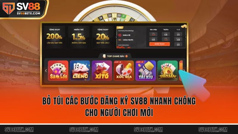 Bỏ túi các bước đăng ký SV88 nhanh chóng cho người chơi mới